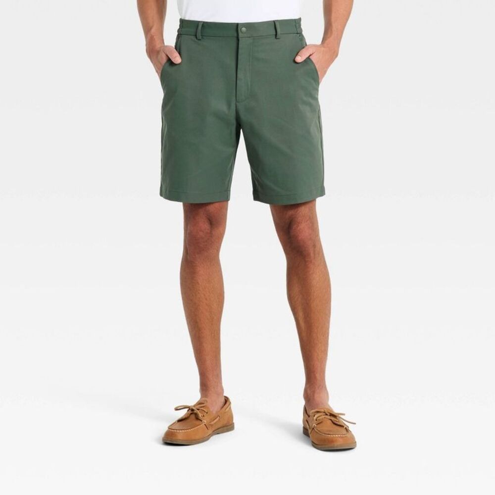 Men's 8" Comfort Commuter Shorts - Goodfellow & Co Moss Green XS